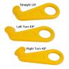 imageMytee Products 2 Left ampamp 2 Right 45 Degree G80 SEA Shipping Container Lifting Hook Shipping Cargo Storage Moving1  Pack