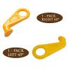 imageMytee Products 2 Left ampamp 2 Right 45 Degree G80 SEA Shipping Container Lifting Hook Shipping Cargo Storage Moving1  Pack