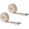 imageMytee Products 2 Pack 2quot x 17 Piano Moving Strap with Roller Buckle Made from Cotton Webbing2  Pack