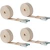 imageMytee Products 2 Pack 2quot x 17 Piano Moving Strap with Roller Buckle Made from Cotton Webbing4  Pack