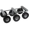 imageMytee Products 2 Pack 32quotx18quot Rubber Caps Moving Dolly with 4quot NonMarking Swivel Caster Wheels 1000 lbs  Chicago Style Heavy Duty 4 Wheel Dolly Cart for Moving Industrial Heavy Loads Furniture1  Pack