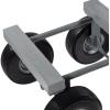 imageMytee Products 2 Pack 32quotx18quot Rubber Caps Moving Dolly with 4quot NonMarking Swivel Caster Wheels 1000 lbs  Chicago Style Heavy Duty 4 Wheel Dolly Cart for Moving Industrial Heavy Loads Furniture2  Pack