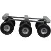 imageMytee Products 2 Pack 32quotx18quot Rubber Caps Moving Dolly with 4quot NonMarking Swivel Caster Wheels 1000 lbs  Chicago Style Heavy Duty 4 Wheel Dolly Cart for Moving Industrial Heavy Loads Furniture1  Pack