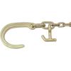 imageMytee Products 2 Pack 516 x 3 G70 VChain Bridle w 8quot Medium J Hooks T Hook ampamp JHook wGrab Hooks 3 Legs 4700 lbs WLL2 ft legs w 8 J Hook 1Pack