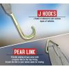 imageMytee Products 2 Pack Tow Straps V Bridle 3quot x 24quot w 15quot Long Shank J Hooks 5400 lbs Working Load  Recovery V Strap for Car Wrecker Rollback Car Hauler Carrier2  Pack