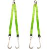 imageMytee Products 2 Pack Tow Straps V Bridle 3quot x 24quot w 15quot Long Shank J Hooks 5400 lbs Working Load  Recovery V Strap for Car Wrecker Rollback Car Hauler Carrier2  Pack