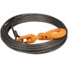imageMytee Products 2 Ton Snatch Block wChain Anchor ampamp Wire Rope Steel Core Winch Cable 38quot x 50 Swivel Hook Replaces100 Winch Cable w Snatch Block