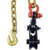 imageMytee Products 2 Ton Snatch Block wChain Anchor ampamp Wire Rope Steel Core Winch Cable 38quot x 50 Swivel Hook Replaces150 Winch Cable w Snatch Block