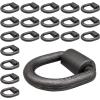 imageMytee Products 20 Pack 34quot Heavy Duty WeldOn Forged D Ring 26500Lbs20  Pack