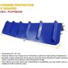 imageMytee Products 20 Pack Blue Corner Protector V Shaped Edge Guard 8quot x 8quot x 24quot InchesBlue