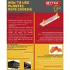imageMytee Products 20 Pack Plastic Pipe Chocks 5quot Used for up to 16quot Pipes100  Pack