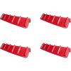imageMytee Products 20 Pack Red Flatbed Edge Protectors  8quot x 8quot x 36quot  V Shaped Winch Ratchet Straps Plastic Corner Protector for Flatbed Cargo LoadRed