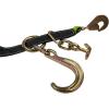 imageMytee Products 2Pcs V Bridle Tow Strap wSnap Hook 8quot JHooks ampamp TJ Hook  3333 lbs WLL Leg Size3648 High Abrasion Recovery V Strap wD Ring Middle Towing Equipment for Car Hauler ampamp Rollback