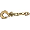 imageMytee Products 38quot x 36quot Grade 70 Trailer Safety Chains wForged Hook ampamp Safety Clip1  Pack