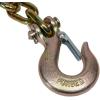 imageMytee Products 38quot x 36quot Grade 70 Trailer Safety Chains wForged Hook ampamp Safety Clip1  Pack