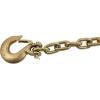 imageMytee Products 38quot x 36quot Grade 70 Trailer Safety Chains wForged Hook ampamp Safety Clip4  Pack