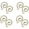 imageMytee Products 38quot x 36quot Grade 70 Trailer Safety Chains wForged Hook ampamp Safety Clip8  Pack