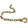 imageMytee Products 38quot x 36quot Grade 70 Trailer Safety Chains wForged Hook ampamp Safety Clip8  Pack