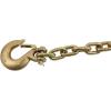 imageMytee Products 38quot x 36quot Grade 70 Trailer Safety Chains wForged Hook ampamp Safety Clip8  Pack