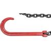 imageMytee Products 38quot x6 G80 15quot Long Shank J Hook Tow Chain Recovery wEye Cradle Grab Hook  7100 LBS WLL  Rollback Towing Chain for Car Wrecker Recovery Flatbed Trailers Truck  Towing Equipment