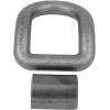 imageMytee Products 4 Pack 1quot Bent Forged DRing wWeld On Clip WLL 15600 lbs1  Pack