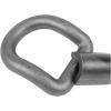 imageMytee Products 4 Pack 1quot Bent Forged DRing wWeld On Clip WLL 15600 lbs1  Pack