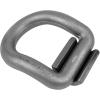 imageMytee Products 4 Pack 1quot Bent Forged DRing wWeld On Clip WLL 15600 lbs1  Pack
