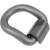 imageMytee Products 4 Pack 1quot Bent Forged DRing wWeld On Clip WLL 15600 lbs1  Pack