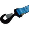 imageMytee Products 4 Pack 2quot x 8 Tie Down Ratchet Axle Straps with Snap Hooks DRing and Protective Sleeve 10000LBS Capacity  Race Car Trailer Car Hauler TowingSnap Hook