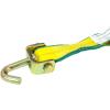 imageMytee Products 4 Pack 2quot x10 Lasso Ratchet Strap with J Finger Hook Wheel Net Auto Tow Towing Car Hauler Tie Down4  Pack