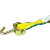 imageMytee Products 4 Pack 2quot x10 Lasso Ratchet Strap with J Finger Hook Wheel Net Auto Tow Towing Car Hauler Tie Down4  Pack