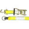 imageMytee Products 4 Pack 2quot x10 Lasso Ratchet Strap with J Finger Hook Wheel Net Auto Tow Towing Car Hauler Tie Down8  Pack