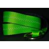 imageMytee Products 4 Pack 2quot x8 Car Tie Down Straps for Trailer with Chain Anchor  3333 Lbs WLL High Viz Green Lasso Style Tire Straps for Car Trailer with Ratchets  Wheel Strap for Hauling Cars4  Pack