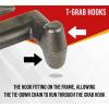 imageMytee Products 4 Pack 38quot Heavy Duty G80 TGrab Hook Combo 7100 lbs WLL
