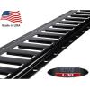 imageMytee Products 4 Pack 5 Ft Horizontal E Track TieDown Rail  Made in USA  Black Powder Coated BoltOn Tie Down Rail for Cargo on Pickups Trucks Trailers VansBlack