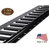 imageMytee Products 4 Pack 5 Ft Horizontal E Track TieDown Rail  Made in USA  Black Powder Coated BoltOn Tie Down Rail for Cargo on Pickups Trucks Trailers VansBlack