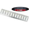 imageMytee Products 4 Pack 5 Ft Horizontal E Track TieDown Rail  Made in USA  Black Powder Coated BoltOn Tie Down Rail for Cargo on Pickups Trucks Trailers VansGalvanized Silver