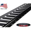 imageMytee Products 4 Pack 5 Ft Horizontal E Track TieDown Rail  Made in USA  Black Powder Coated BoltOn Tie Down Rail for Cargo on Pickups Trucks Trailers VansBlack