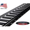 imageMytee Products 4 Pack 5 Ft Horizontal E Track TieDown Rail  Made in USA  Black Powder Coated BoltOn Tie Down Rail for Cargo on Pickups Trucks Trailers VansBlack