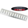 imageMytee Products 4 Pack 5 Ft Horizontal E Track TieDown Rail  Made in USA  Black Powder Coated BoltOn Tie Down Rail for Cargo on Pickups Trucks Trailers VansGalvanized Silver
