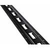 imageMytee Products 4 Pack 5 Vertical ETrack TieDown Rail  Made in USA  Black Powder Coated Steel BoltOn Tie Down Rail for Cargo on Pickups Trucks Trailers VansBlack