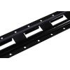 imageMytee Products 4 Pack 5 Vertical ETrack TieDown Rail  Made in USA  Black Powder Coated Steel BoltOn Tie Down Rail for Cargo on Pickups Trucks Trailers VansBlack