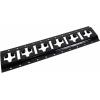 imageMytee Products 4 Pack 5 ft X Track Tie Down Rail ETrack Rail with Horizontal ampamp Vertical Slots Black Powder Coated Finish 12 Gauge Steel  Allows ETrack Straps in Horizontal or Vertical AlignmentBlack Powder Coated