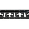 imageMytee Products 4 Pack 5 ft X Track Tie Down Rail ETrack Rail with Horizontal ampamp Vertical Slots Black Powder Coated Finish 12 Gauge Steel  Allows ETrack Straps in Horizontal or Vertical AlignmentBlack Powder Coated