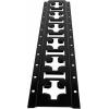 imageMytee Products 4 Pack 5 ft X Track Tie Down Rail ETrack Rail with Horizontal ampamp Vertical Slots Black Powder Coated Finish 12 Gauge Steel  Allows ETrack Straps in Horizontal or Vertical AlignmentBlack Powder Coated