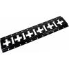 imageMytee Products 4 Pack 5 ft X Track Tie Down Rail ETrack Rail with Horizontal ampamp Vertical Slots Black Powder Coated Finish 12 Gauge Steel  Allows ETrack Straps in Horizontal or Vertical AlignmentBlack Powder Coated