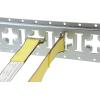imageMytee Products 4 Pack 5 ft X Track Tie Down Rail ETrack Rail with Horizontal ampamp Vertical Slots Black Powder Coated Finish 12 Gauge Steel  Allows ETrack Straps in Horizontal or Vertical AlignmentGalvanized