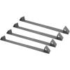 imageMytee Products 4 Pack Coil RackChock 33quot Long 10 Gauge Steel Flatbed Trailer Steel CoilsStandard  33 Inch