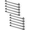 imageMytee Products 4 Pack Coil RackChock 33quot Long 10 Gauge Steel Flatbed Trailer Steel CoilsStandard  33 Inch