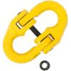 imageMytee Products 4 Pack Grade 80 38quot Safety Chain Connector Hammer Lock Link  7100 lbs WLL Forged Alloy Steel Tow Hitch Coupling Link for Trucks Powder Coated Trailer Safety Chain Extention8  Pack